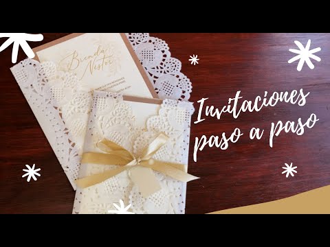 Invitaciones Boda Sencillas Y Elegantes Hechas Casa Los jabones Patricia